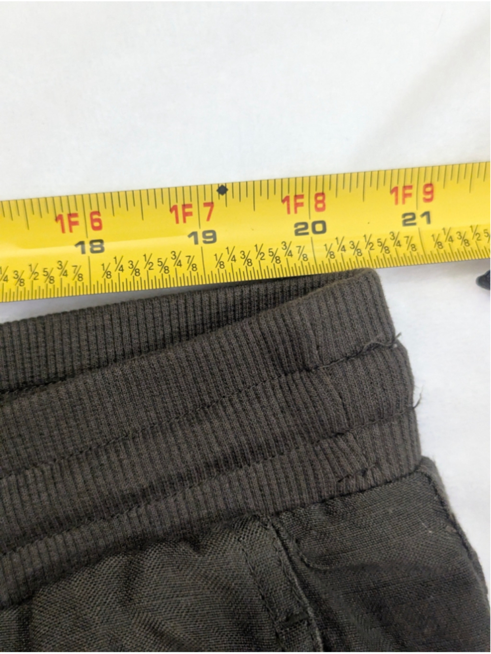 Lane Bryant Linen Cropped Pants Olive Size 22 24 - Picture 6 of 10